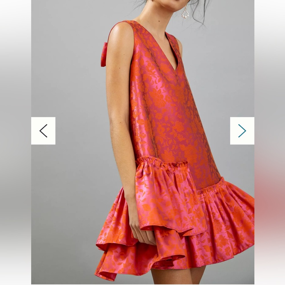 Anthropologie Segovia Jacquard Mini Dress